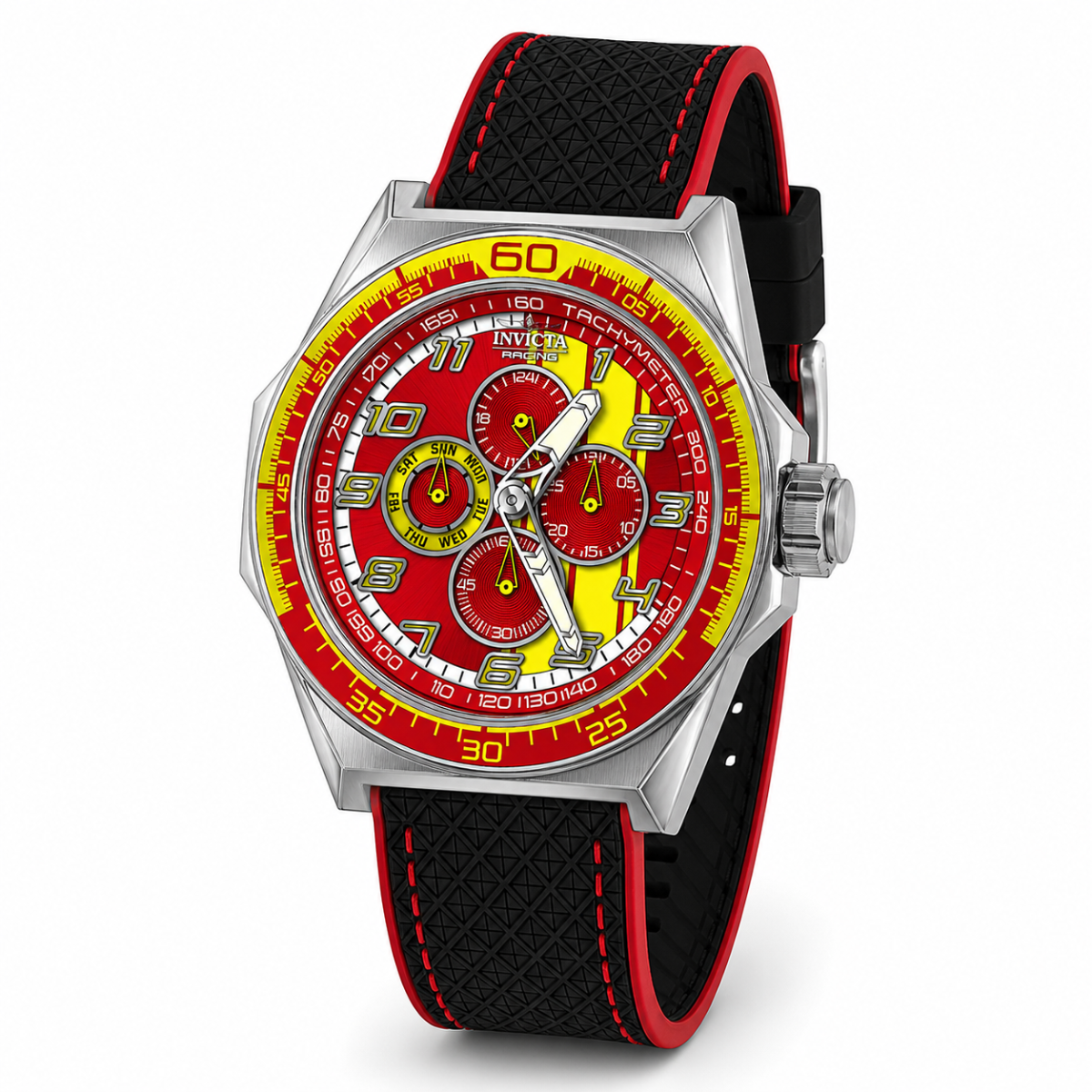 Racing173_50042-3.png Invicta Racing Stryketach Men's Watch - 50mm. Red. Black (50042) - Imagen 1