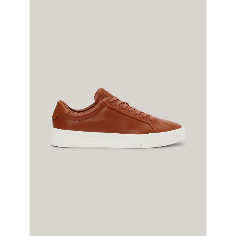 Tommy-AccessoriesFM05136-GVI Leather Cupsole Sneaker - Imagen 1