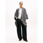 Glen Plaid Houndstooth Cape
