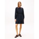 Check Print Chiffon Mini Dress