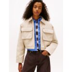 Tommy Jeans Cropped Utility Zip Jacket