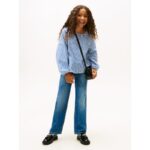 Kids' Faded Stretch Loose Straight Jean
