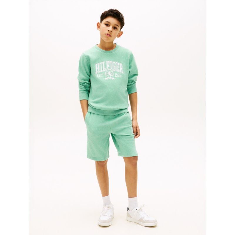 Tommy-PantsXB02059-M2C-1 Kids' Crest Logo Short - Imagen 1