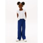 Kids' Wide-Leg Stretchy Gauze Pant