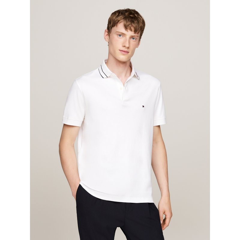 Tommy-PoloMW35612-YBR Regular Fit Monotype Interlock Polo - Imagen 1