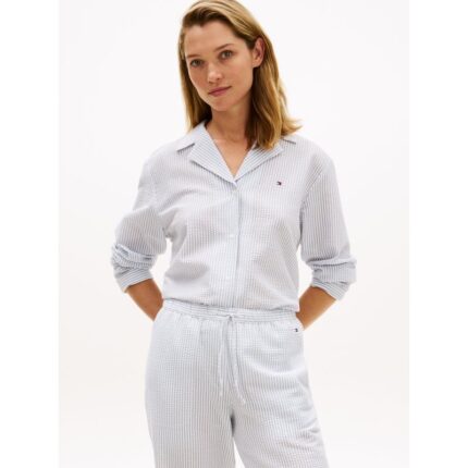 Stripe Seersucker Sleep Shirt