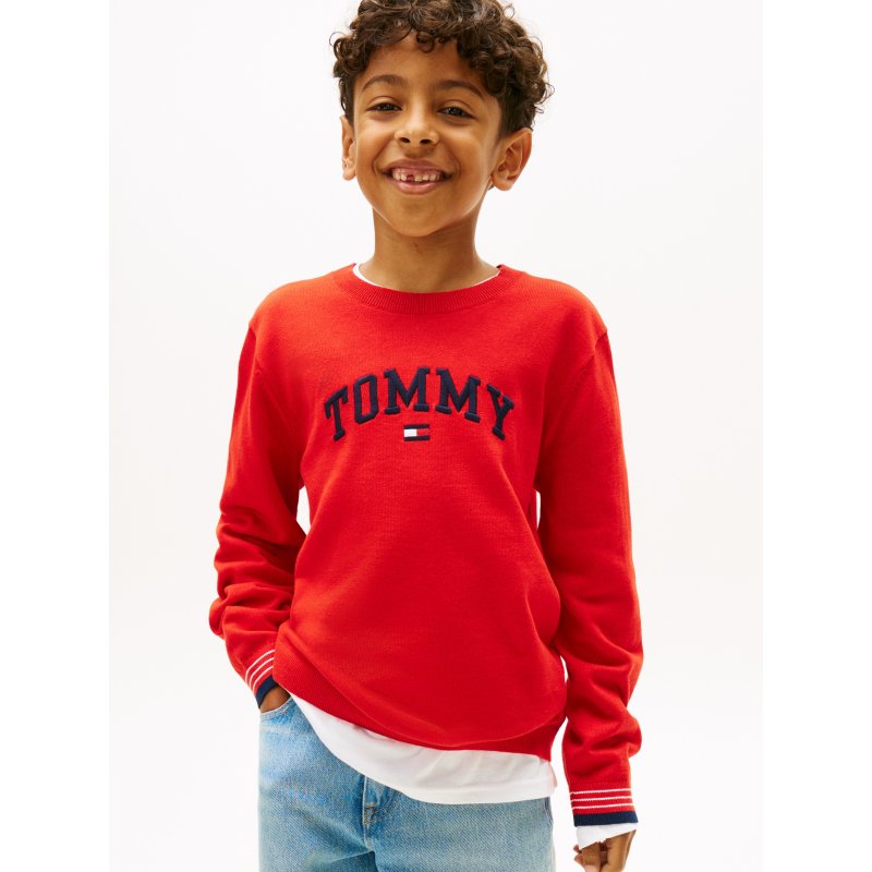 Tommy-SweaterXB01761-XNL Kids' Tommy Logo Sweater - Imagen 1