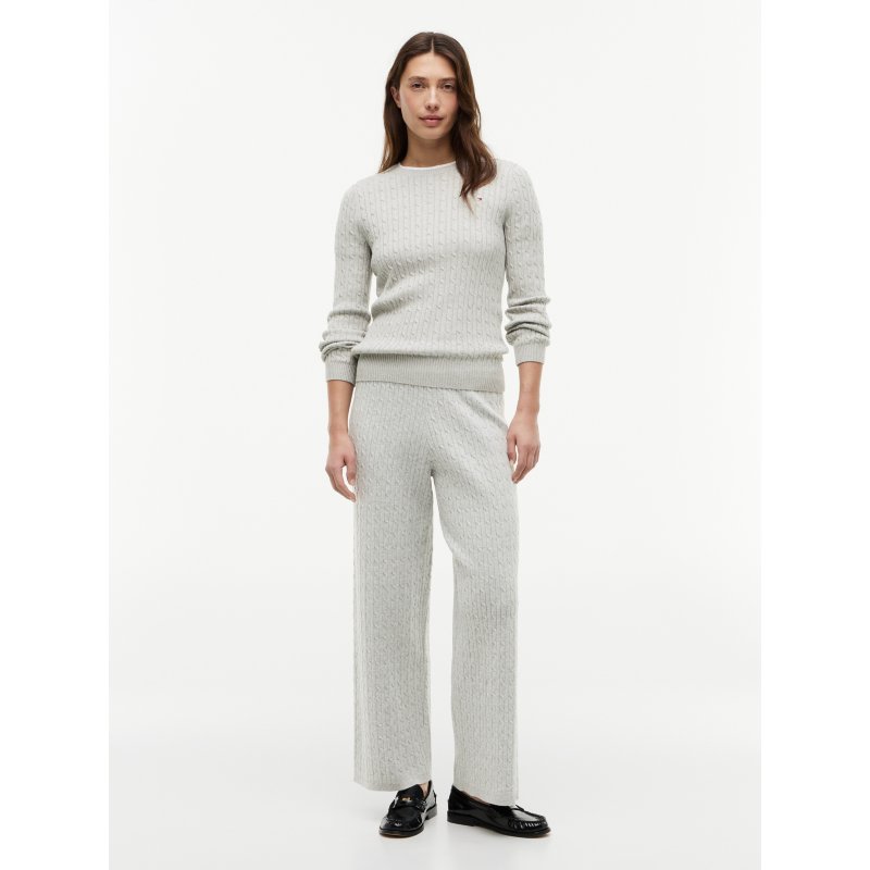 Tommy-SweaterXW07182-P61 Cable Knit Sweater Pant - Imagen 1