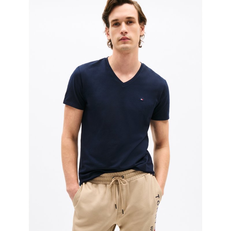 Tommy-TShirt78JA564-FAP Slim Fit V-Neck T-Shirt - Imagen 1