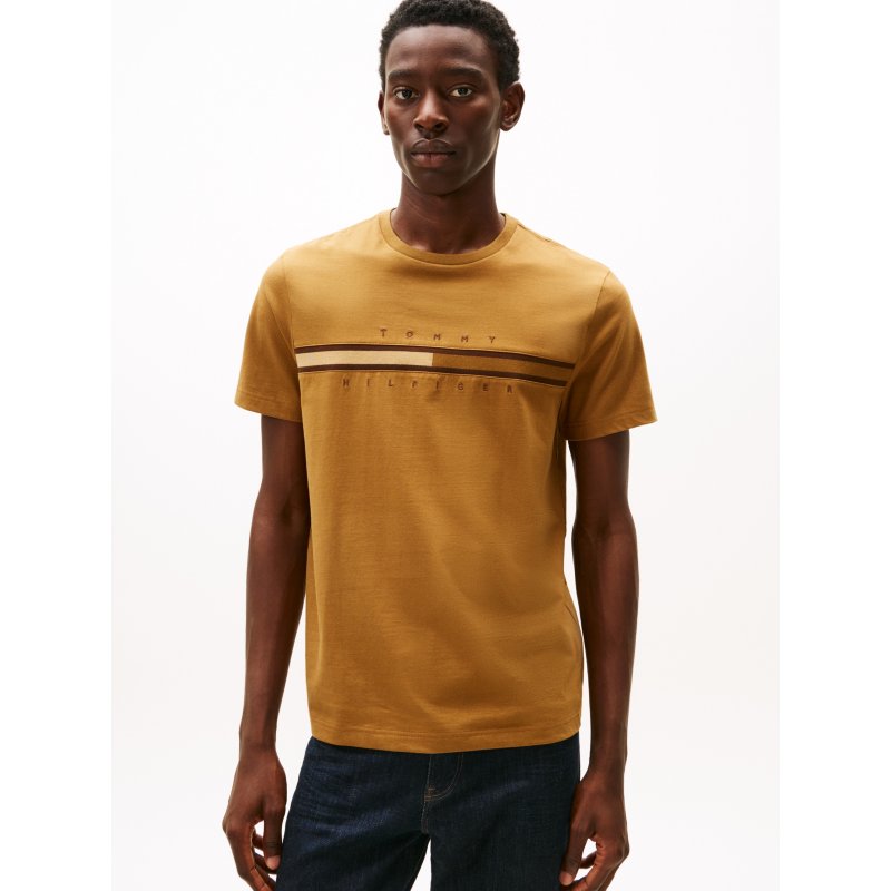 Tommy-TShirt78JB406-HJW Tonal Flag Logo T-Shirt - Imagen 1