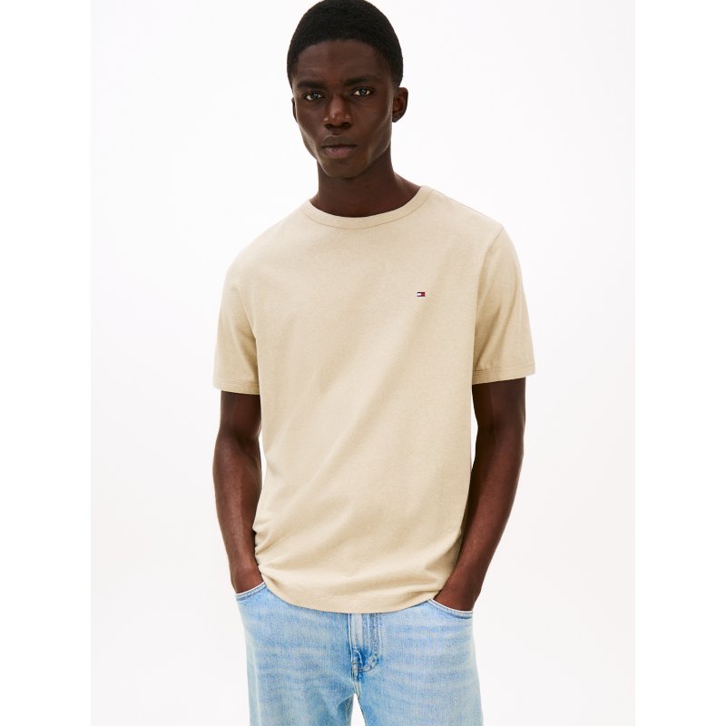 Tommy-TShirtMW38637-RBT Linen-Cotton Blend T-Shirt - Imagen 1