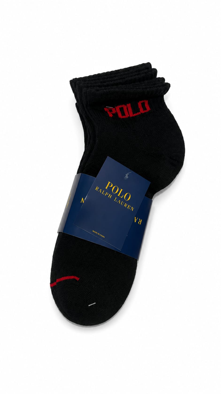 calcetines-medias-polo-ralph-lauren-tobilleros-deportivos-negro-surtido Pack de 6 Medias Polo Ralph Lauren Tobilleros Mujer - Imagen 1