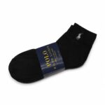 Pack de 6 Medias Medianas Polo Ralph Lauren Tobilleros Negros