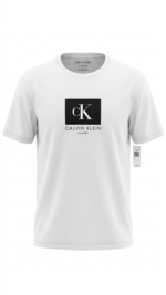 Camiseta Calvin Klein Logo Box - Blanca - Imagen 2