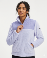Casaca de Felpa Sherpa Columbia para Mujer Color Lavanda