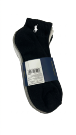Pack de 6 Calcetines Tobilleros Polo Ralph Lauren - Blanco/Negro/Gris - Imagen 2