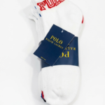 Pack de 6 Calcetines Tobilleros Polo Ralph Lauren | Blanco y Multicolor