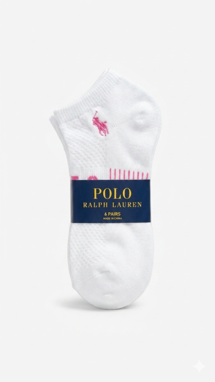Pack de 6 Pares Medias Tobilleros Polo Ralph Lauren Mujer