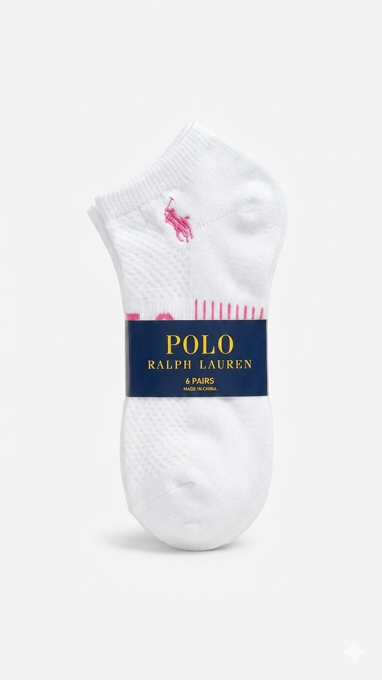 medias-pack-3-calcetines-tobilleros-polo-ralph-lauren-mujer Pack de 6 Pares Medias Tobilleros Polo Ralph Lauren Mujer - Imagen 1