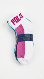 Pack de 6 Pares de Medias Tobilleros Polo Ralph Lauren | Multicolor Asimétrico - Imagen 2