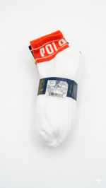 6 Pack de Medias Tobilleros Polo Ralph Lauren Unisex Niño Blanco/Multicolor - Imagen 2