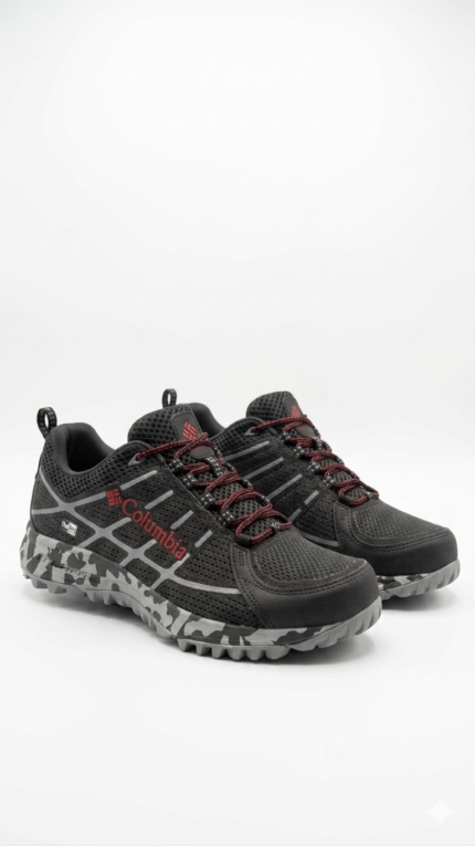 Zapatillas Trail Running / Senderismo Columbia - Negras / Suela Camuflaje