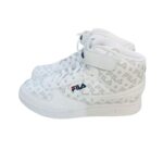 Zapatillas Fila de Caña Alta Blancas con Estrellas